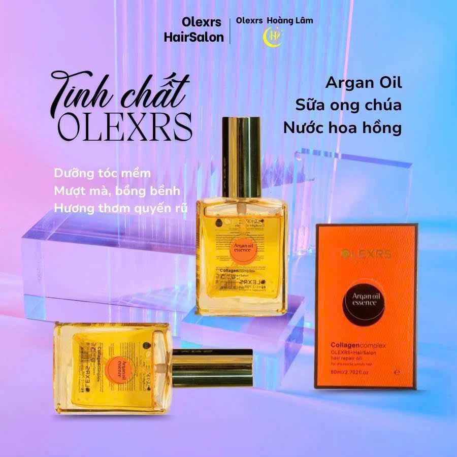Tinh dầu dưỡng tóc olexrs hair salon 80ml phục hồi, dưỡng ẩm, giúp tóc mềm mượt suôn bóng
