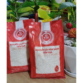 (1Kg) NẾP CÁI HOA VÀNG Đặc sản Tiến Vua Gạo Nếp tự nhiên Nếp Bắc Dẻo Thơm nấu xôi