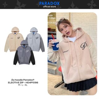 Áo hoodie ELECTIVE ZIP HOODIE Chất nỉ bông PARADOX HD4P1098