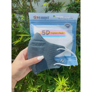 Thùng 500 chiếc khẩu trang 5D Thịnh Phát 3 lớp kháng khuẩn kháng giọt bắn chống tia UV