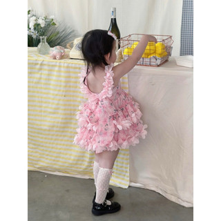 DÁNG NGẮN- Váy Hoa Anh Đào- BabyBeer Design