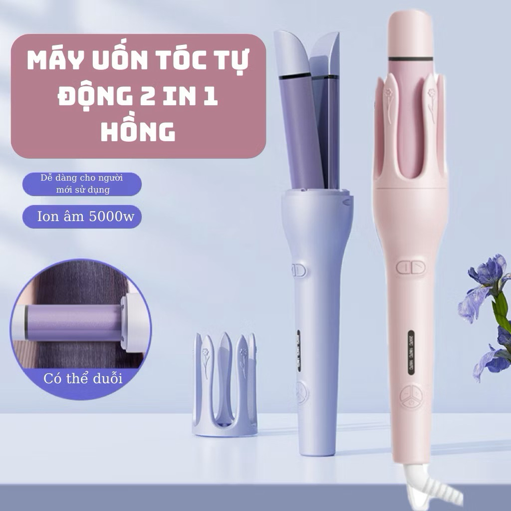 Máy Uốn Xoăn Tóc Xoăy Tự Động 360 , trục 32mm ( BH 12 tháng)
