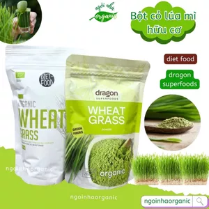 Bột cỏ lúa mì hữu cơ 150g Dragon SuperFoods/Diet Food Organic WheatGrass Powder