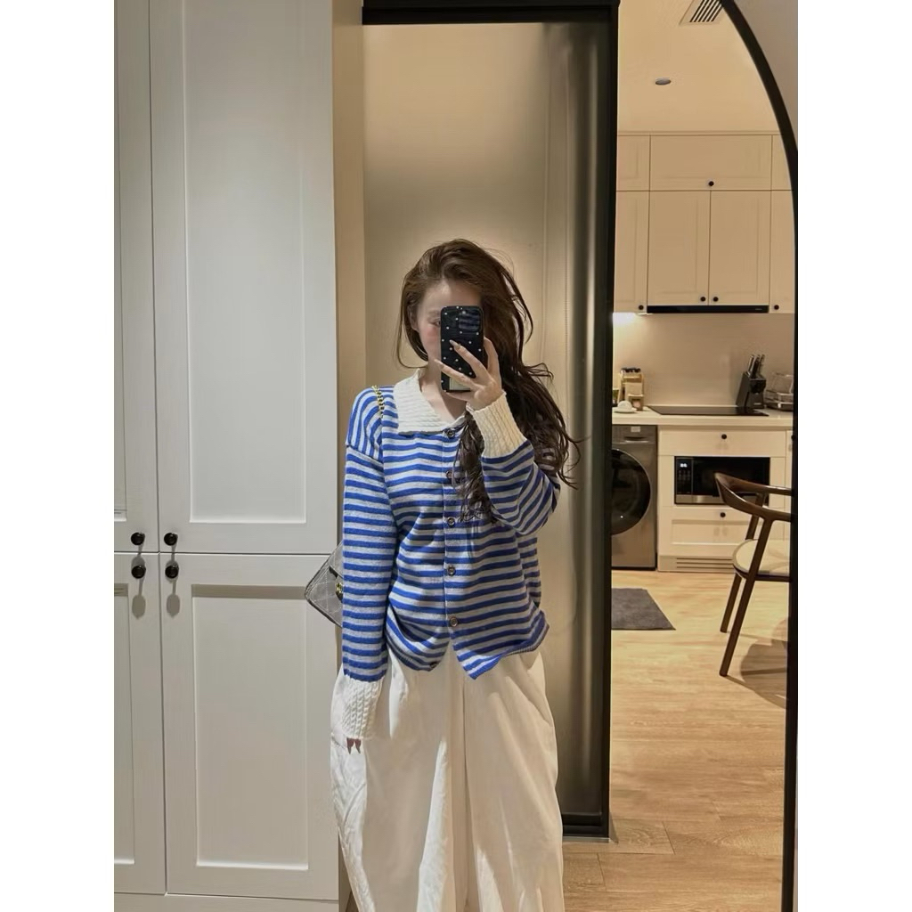 Áo len phối cổ tay form rộng hàng QC 9150