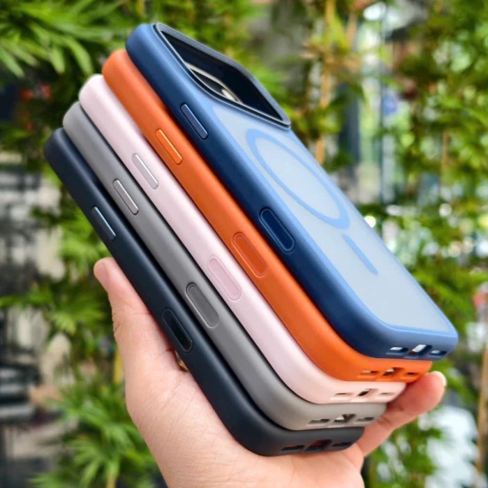Ốp Likgus Magnetic MATE lưng nhám có nút camera Control cho IPhone 17Pro 17Promax 17 17Air