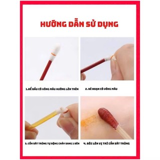 Tăm Bông Khử Trùng IODOPHOR Y Tế Chăm Sóc Vết Thương, Tiện Lợi Mang Theo