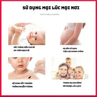 Tăm Bông Khử Trùng IODOPHOR Y Tế Chăm Sóc Vết Thương, Tiện Lợi Mang Theo