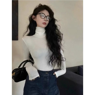 Áo thun tăm nữ cổ lọ ôm body dài tay chất mềm mịn co giãn 4 màu mặc mùa đông VANISA CT477