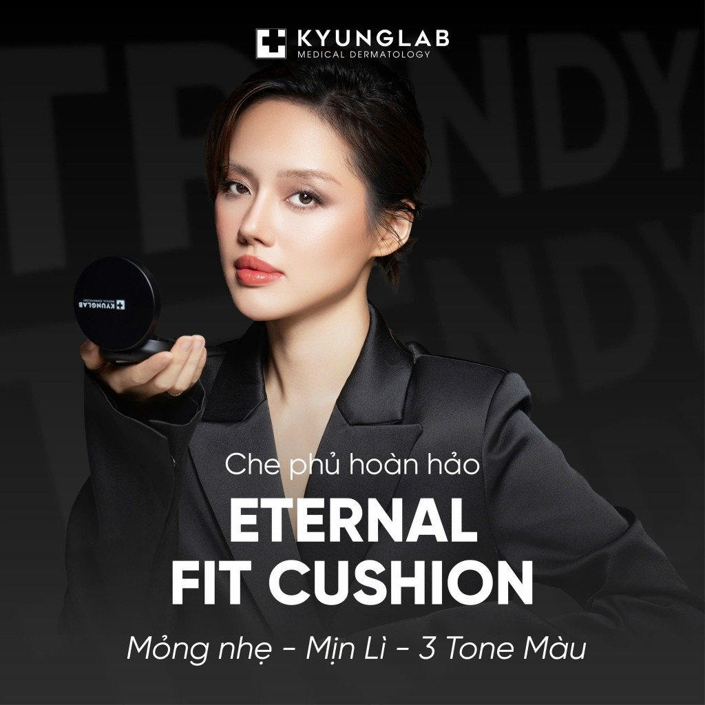 Cushion KyungLab Eternal Fit che phủ kiềm dầu hoàn hảo,chống nắng SPF 50+