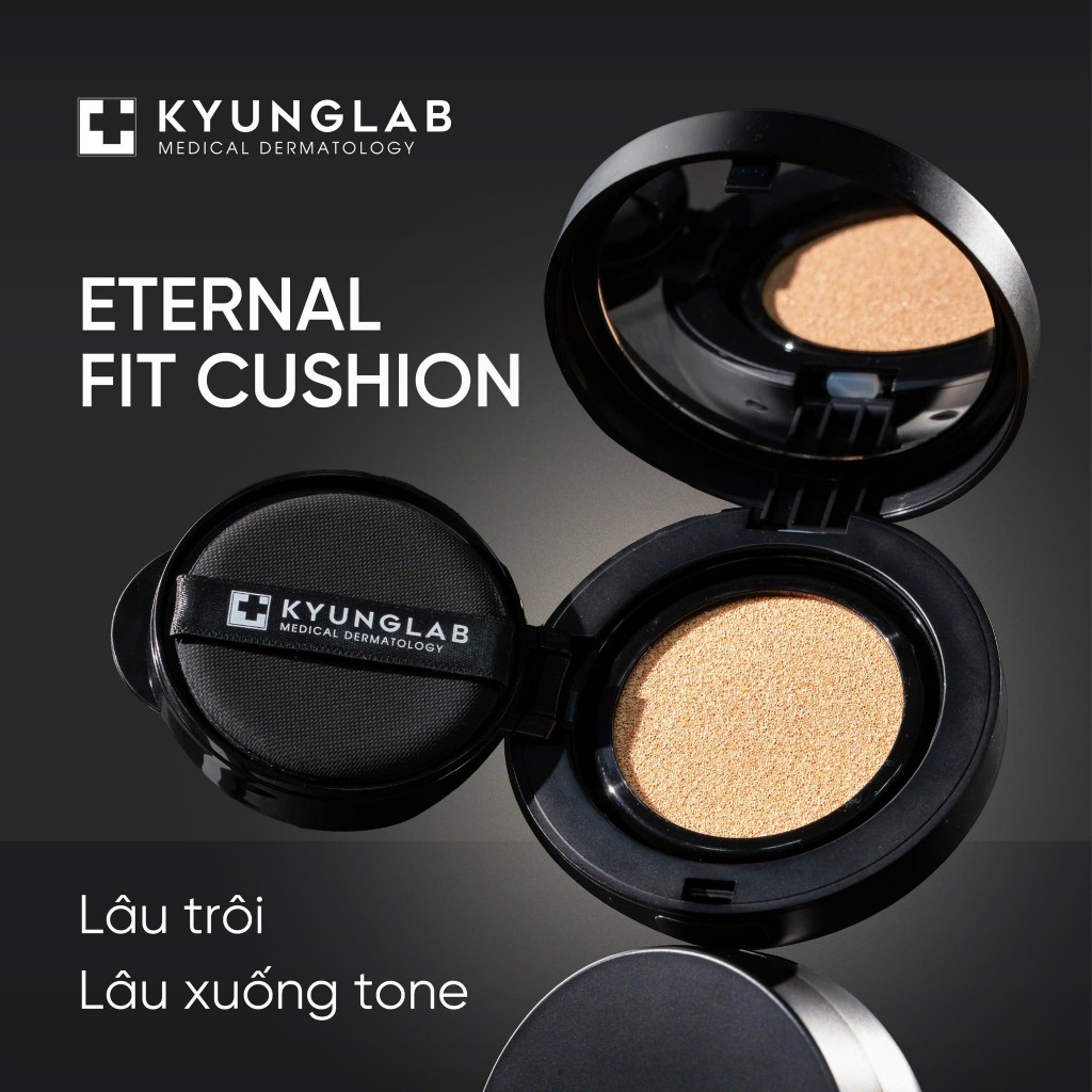 Cushion KyungLab Eternal Fit che phủ kiềm dầu hoàn hảo,chống nắng SPF 50+