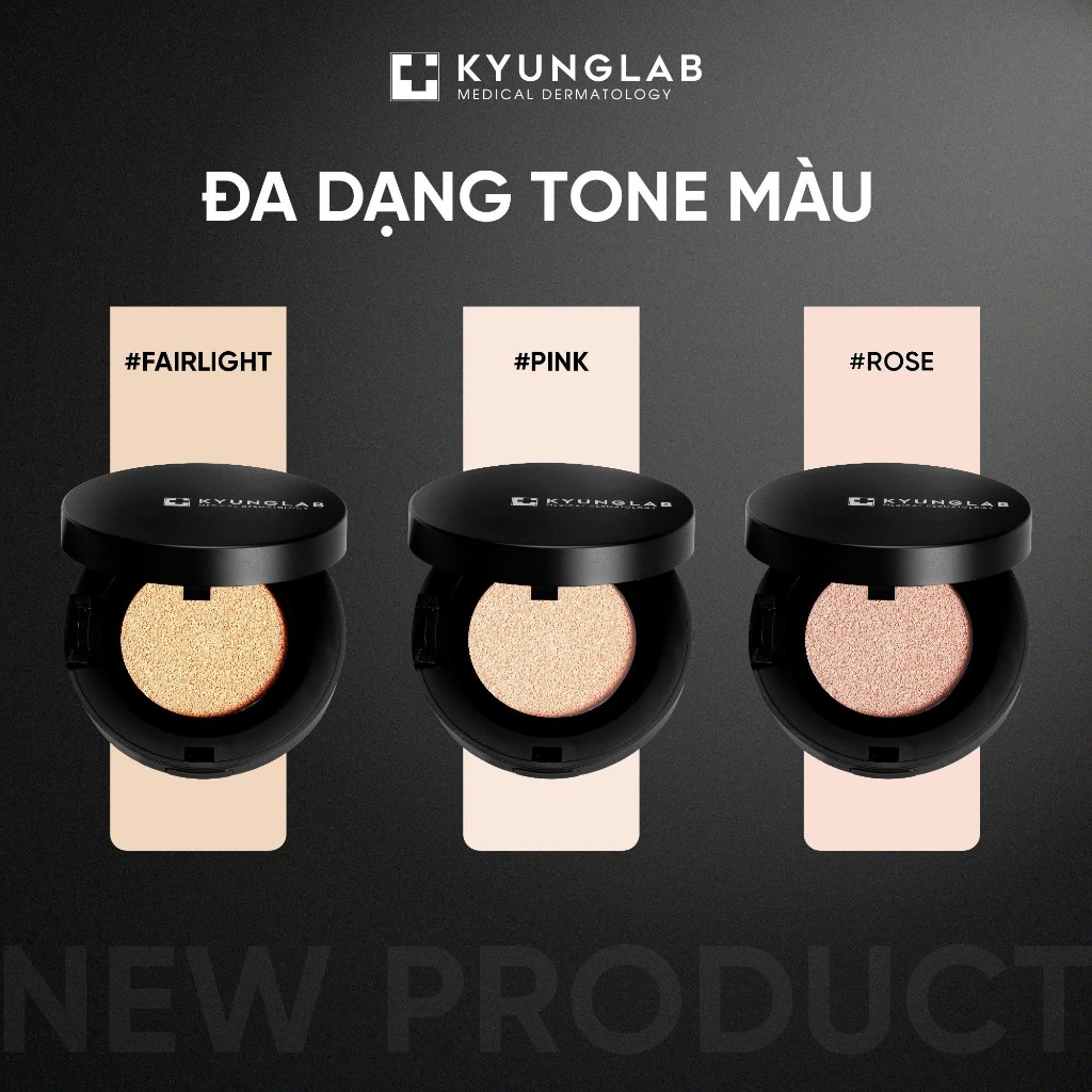 Cushion KyungLab Eternal Fit che phủ kiềm dầu hoàn hảo,chống nắng SPF 50+