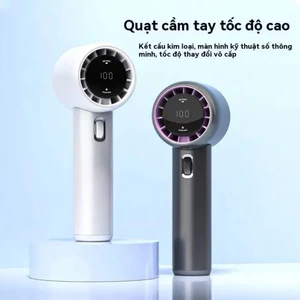 Quạt cầm tay mini sạc USB – gọn nhẹ, êm – mang đi học/đi làm
