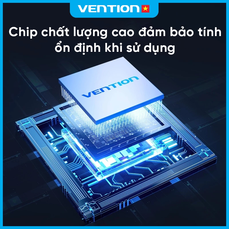 Cáp Chuyển Đổi USB-C Sang HDMI Vention Hỗ Trợ Phân Giải 4K@60Hz, Đầu Nối Mạ Vàng Truyền Tải Tốt