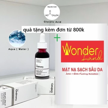 Serum dưỡng da AHA + BHA Peeling Solution làm sạch sâu lỗ chân lông The Ordinary Balance Acitive AHA BHA Peel Wonderland