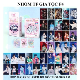/hàng sẵn/  TF Gia tộc F4 | Hộp thẻ card laser 50 tấm F3 | Lomo lomocard card laser bo góc TF Family F4 2025