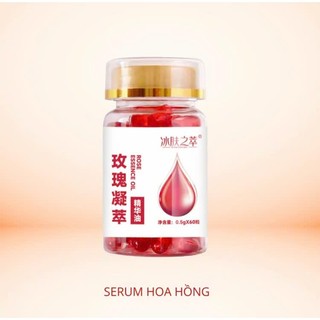 Combo Dưỡng Da Tinh Chất Vitamin E Nhân Sâm + Kem Vitamin E + Serum Hoa Hồng Skincare Serum.