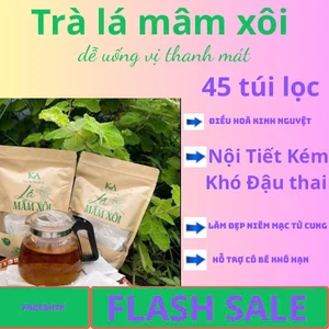 Trà Lá Mâm Xôi [ Gói 45Túi Lọc ] Thanh Mát , Tốt Cho Sức Khoẻ , Làm Đẹp Niêm Mạc thả bầu tự nhiên I.V.F, I.U.I