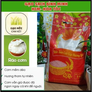 gạo ĐẶC SẢN HƯƠNG LÀI - Dẻo Vừa  nguyên hạt không pha trộn _cơm mềm khi để nguội