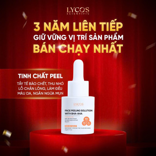 Tinh Chất Peel Da Lycos 10% AHA – 2% BHA: Tái Tạo Da Không Bong Tróc, không kiêng khem