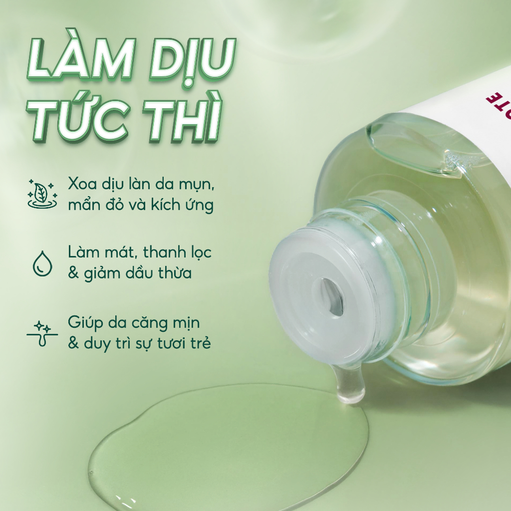 Toner làm dịu da CICA-B5 The Originote nước cân bằng hỗ trợ phục hồi dưỡng ẩm da mặt cải thiện hàng rào
