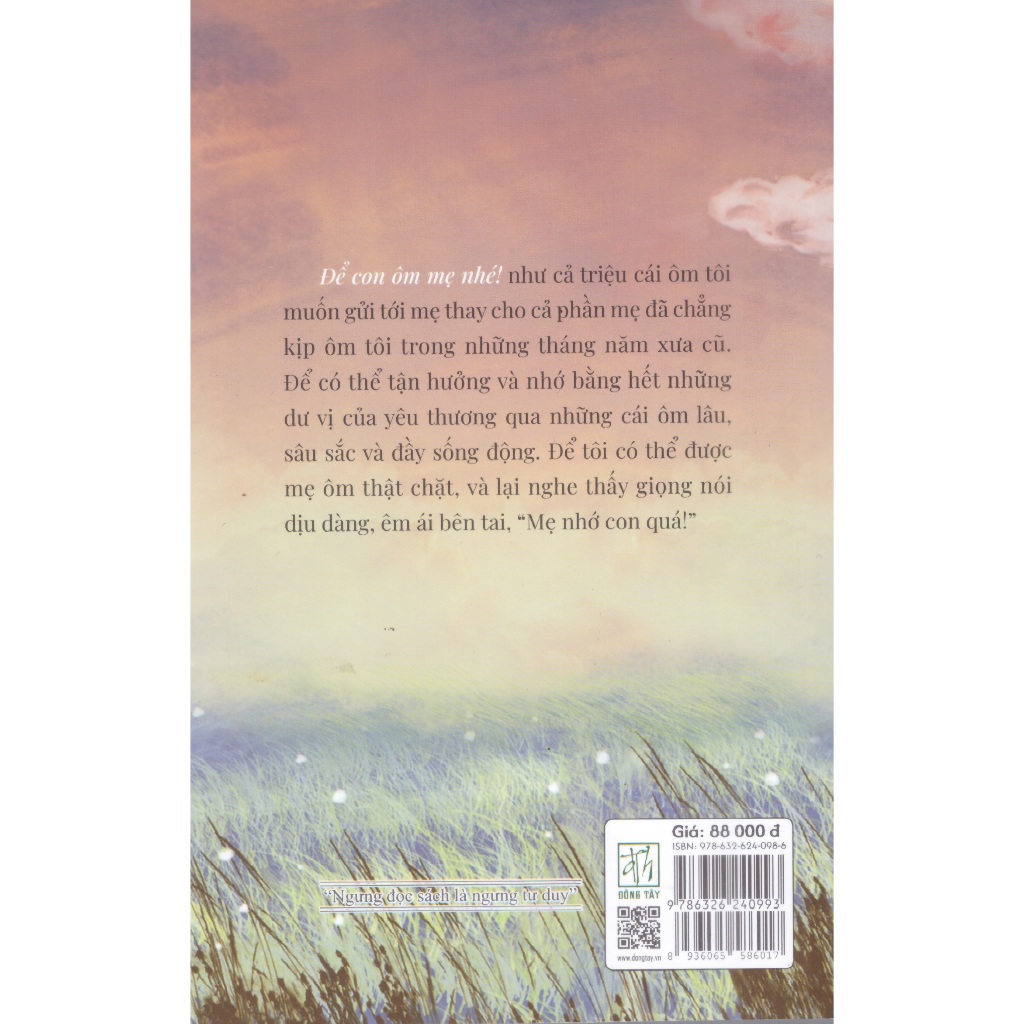 Sách Trần Thúy Hằng - Để con ôm mẹ nhé
