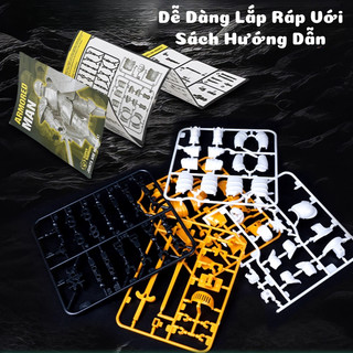 Đồ Chơi Lắp Ráp Mô Hình Hiệp Sĩ Trung Cổ, Các Khớp Ghép Nối Dễ Dàng Cử Động Và Tạo Dáng, Đi Kèm Nhiều Phụ Kiện Đẹp Mắt