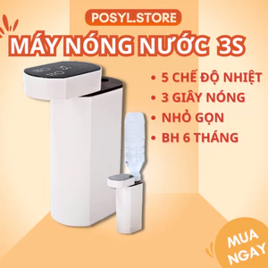 Máy Nóng Nước Tức Thì Mini – Đa Chế Độ Nhiệt, Bảo Hành 6 Tháng, Dùng Pha Sữa Trà, Mang Đi Du Lịch