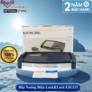 Bếp Nướng Điện Lock&Lock Electric Grill EJG232 Vỉ Nướng Đa Năng - Hàng Chính Hãng