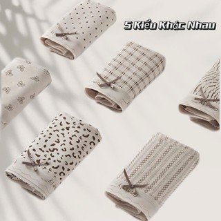 Quần Lót Cotton Nữ Viền Su Lụa Mát Mịn Đáy Quần Kháng Khuẩn Thoáng Khi Tone Báo MÃ 216