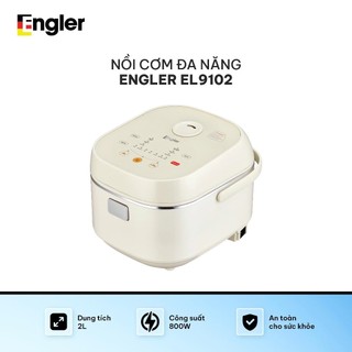 Nồi cơm điện đa năng Engler EL9102 dung tích 2L, Công suất 800W, Đa chức năng nấu, nấu cơm chín đều