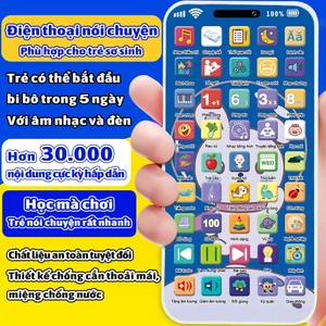 Điện Thoại Giả Cho Trẻ Em 45 Phím – Học Mà Chơi Với Nhiều Chủ Đề Học Tập & Giải Trí, Thiết Kế Chống Cấn