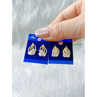 Các mẫu hoa tai hàng titan hóa đùi gà mạ vàng 18 ca cao cấp dành cho nữ