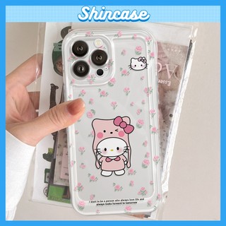 Ốp Lưng iPhone Mèo Mũ Hồng Viền Thẳng Chống Sốc, Bảo Vệ Camera - iP 7/8/X/XS/11/12/13/14/15/16/17/Plus/Pro/Max/Air