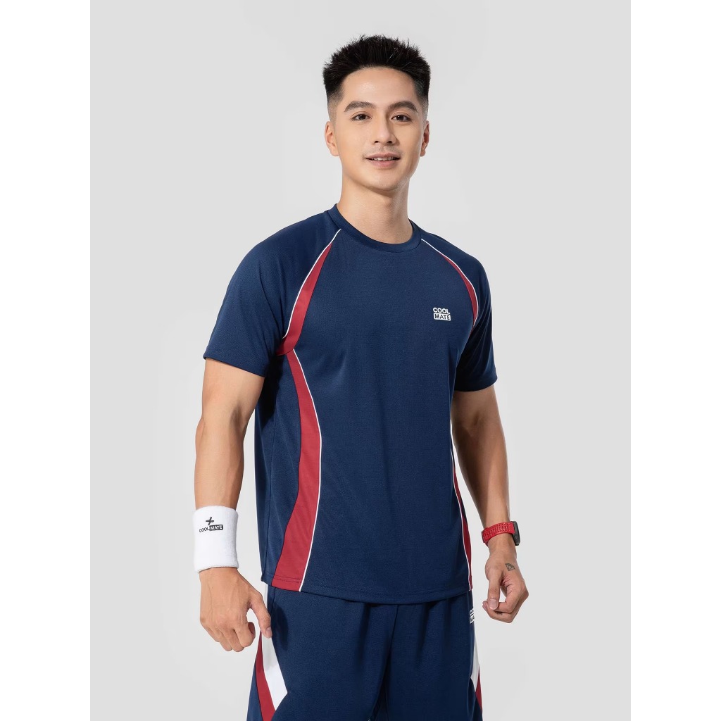 [TẶNG COMBO 2 TẤT]Set thể thao Pickleball Áo thun Teamwear Flexline Active +Quần short 5inch Essentials Coolmate