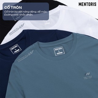 Áo Thun Nam Dài Tay Mentoris Form Regular Fit, Chất Vải Pique Mềm Mịn, Co Giãn, Thoáng Khí MDT2503