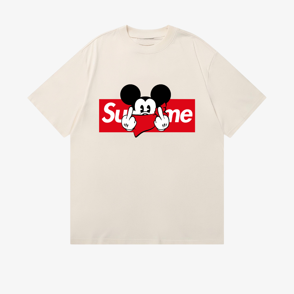 Áo Thun MIckey Super.me Unim Club Chất Liệu Cotton Cao Cấp Không Bai Chống Xù Form Rộng Unisex