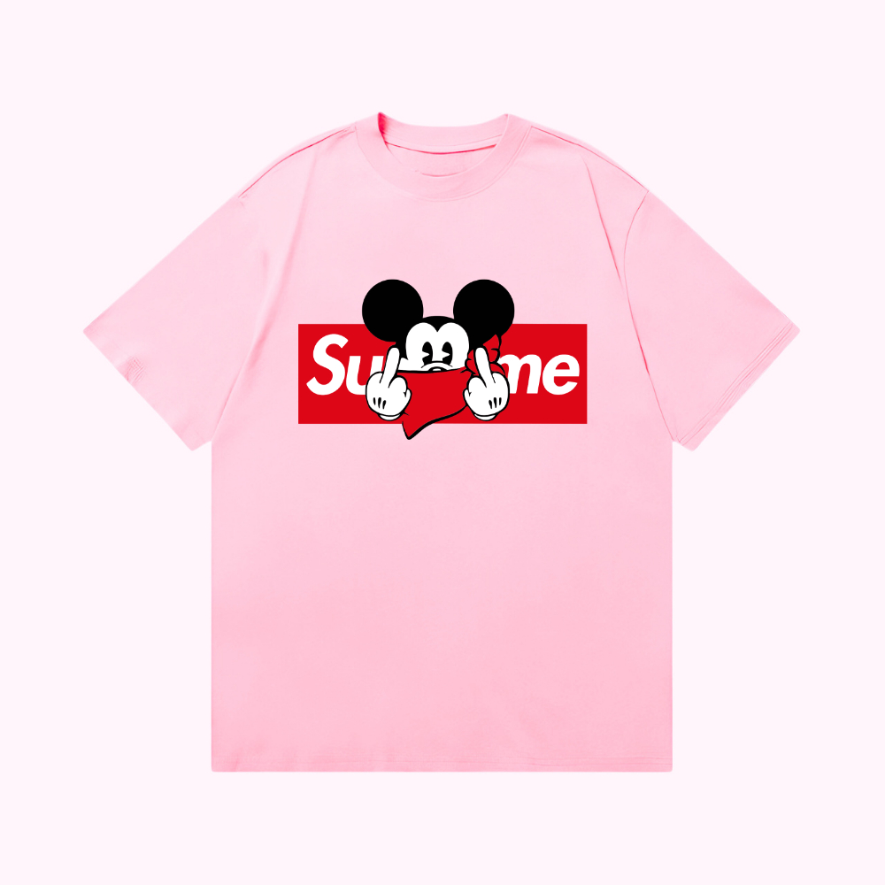 Áo Thun MIckey Super.me Unim Club Chất Liệu Cotton Cao Cấp Không Bai Chống Xù Form Rộng Unisex