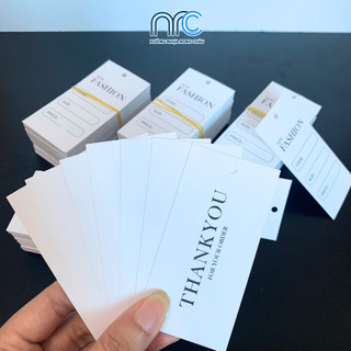 Mác quần áo, tag giấy, thẻ tag treo quần áo cho cửa hàng siêu thị - Có đục lỗ - Hàng đẹp bao lỗi