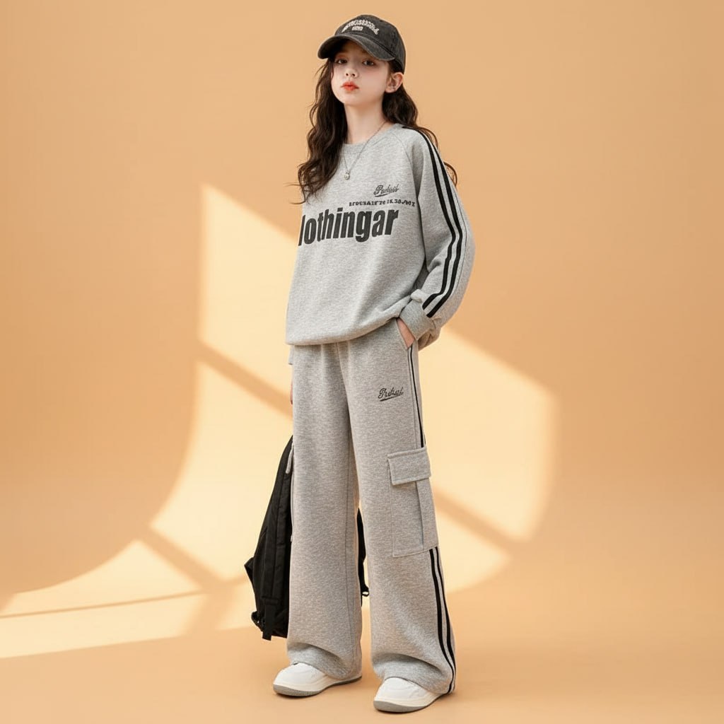 Set áo Clothingar kèm quần túi hộp cho bé gái size đại BEESHOP D25063