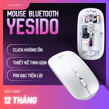 Chuột Không Dây Laptop - Chuột Không Dây Không Tiếng Ồn - Chuột Không Dây Thời Trang - Chuột Không Dây Bluetooth - USB