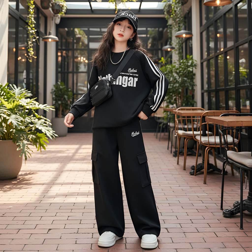 Set áo Clothingar kèm quần túi hộp cho bé gái size đại BEESHOP D25063