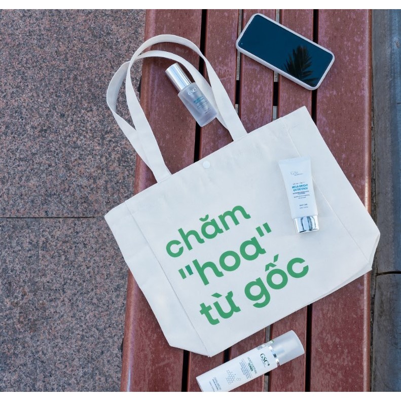 Quà Tăng Không Bán - Túi Tote Vải Canvas Hàn Quốc