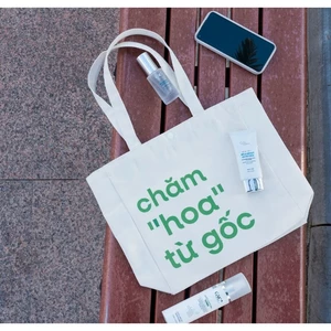Quà Tăng Không Bán - Túi Tote Vải Canvas Hàn Quốc