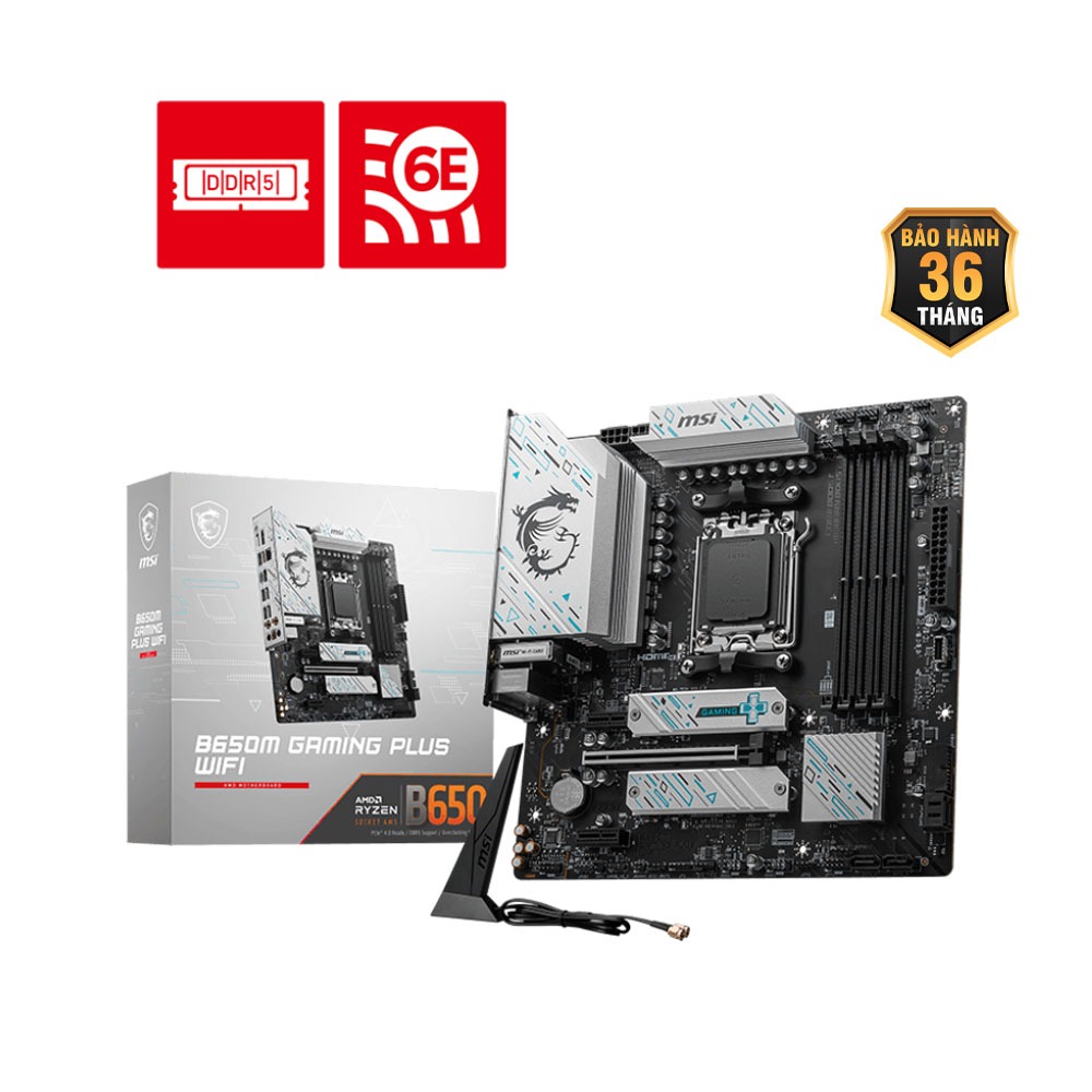 Mainboard MSI B650M GAMING PLUS WIFI DDR5 - BH 36 tháng | BigBuy360 - bigbuy360.vn