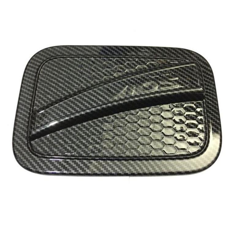 Ốp nắp bình xăng xe Toyota Vios 2019, 2020, 2021 2022, 2023, 2024, 2025 nhựa ABS vân carbon cao cấp, sáng bóng