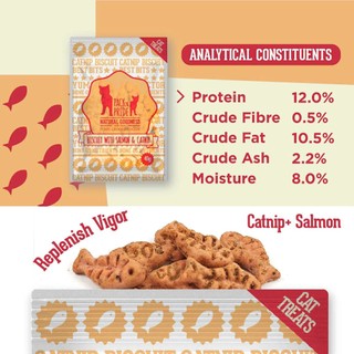 Bánh Cá Match Well Gói 40g, Bánh Cá Catnip Cho Chó Mèo sạch răng thơm miệng