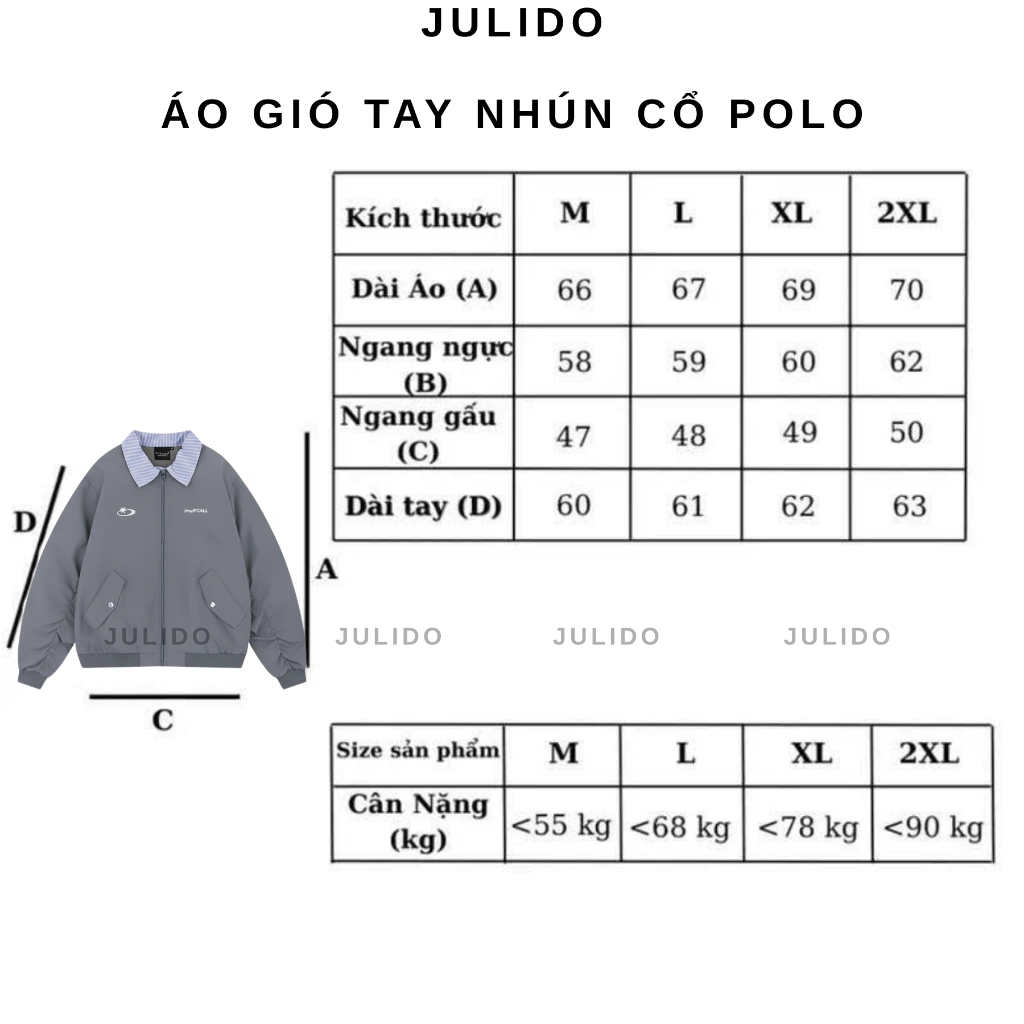 Áo Khoác Gió Tay Nhún Cổ Polo Kẻ Chất Liệu Gió Nhám Hai Lớp Cao Cấp Menswear Nam Nữ Phong Cách Thời Trang Hiện Đại Chất