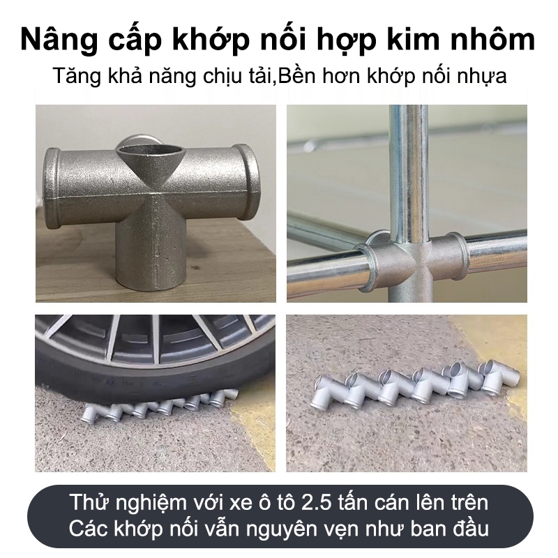𝐎𝐥𝐢𝐟𝐞Tủ Quần Áo Tủ Vải Khung Thép Titan 2,3,4.5 Buồng Tủ Đựng Quần Áo Đa Năng Tủ Vải Đựng Quần Áo