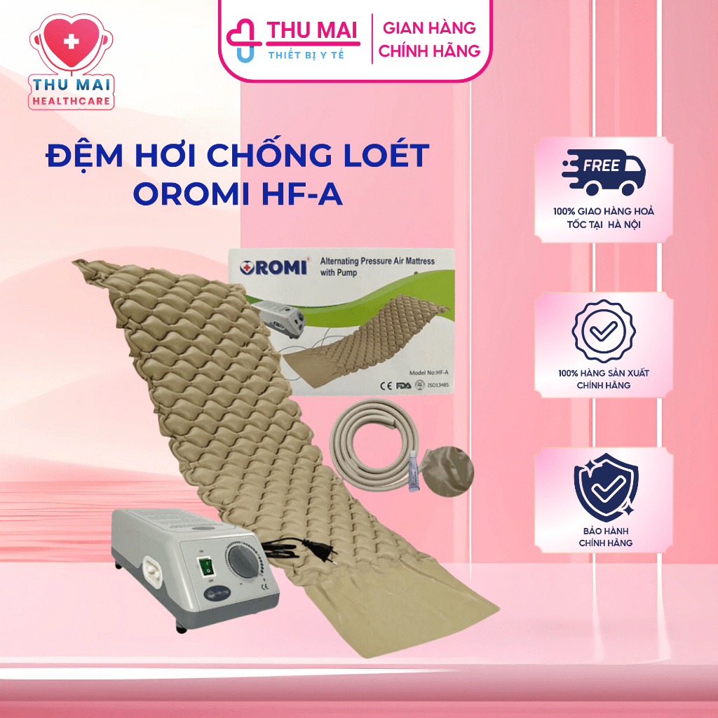 Đệm hơi chống loét Oromi HF-A hỗ trợ người bệnh