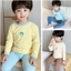 Bộ ngủ dài tay bé trai bé gái, bộ đồ dài tay thu đông cho bé chất liệu nỉ cao cấp mềm mại